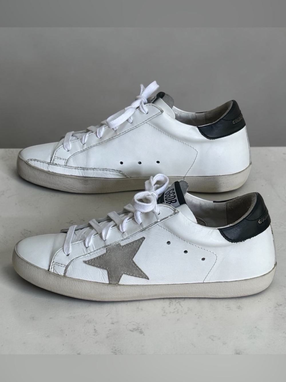 Golden Goose Women’s Superstar White Leather Sneakers! Size 38 EUR/ 8 (US) COA! - Picture 3 of 13